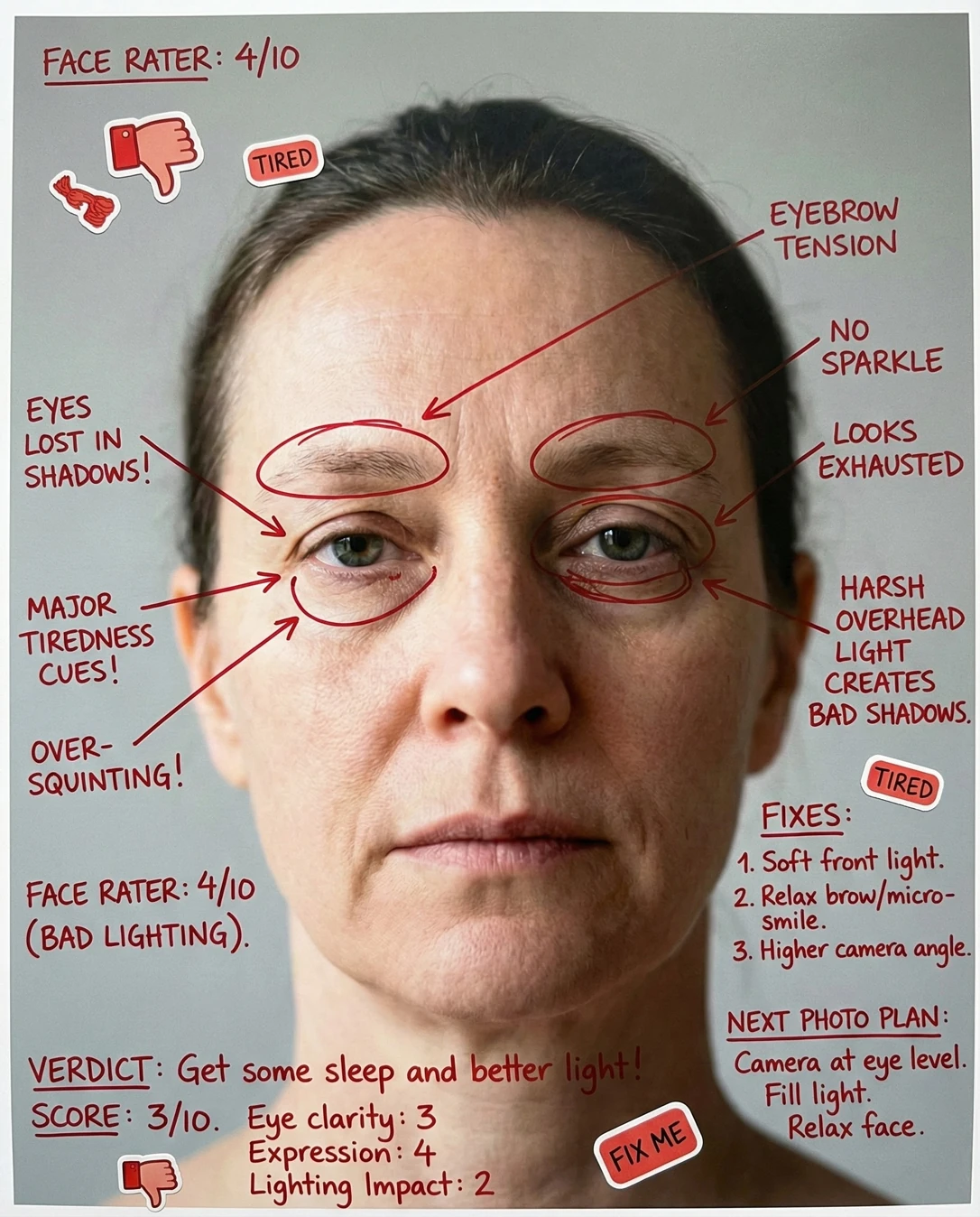 眼周评分器 Eye Area Rater: 涂鸦批注