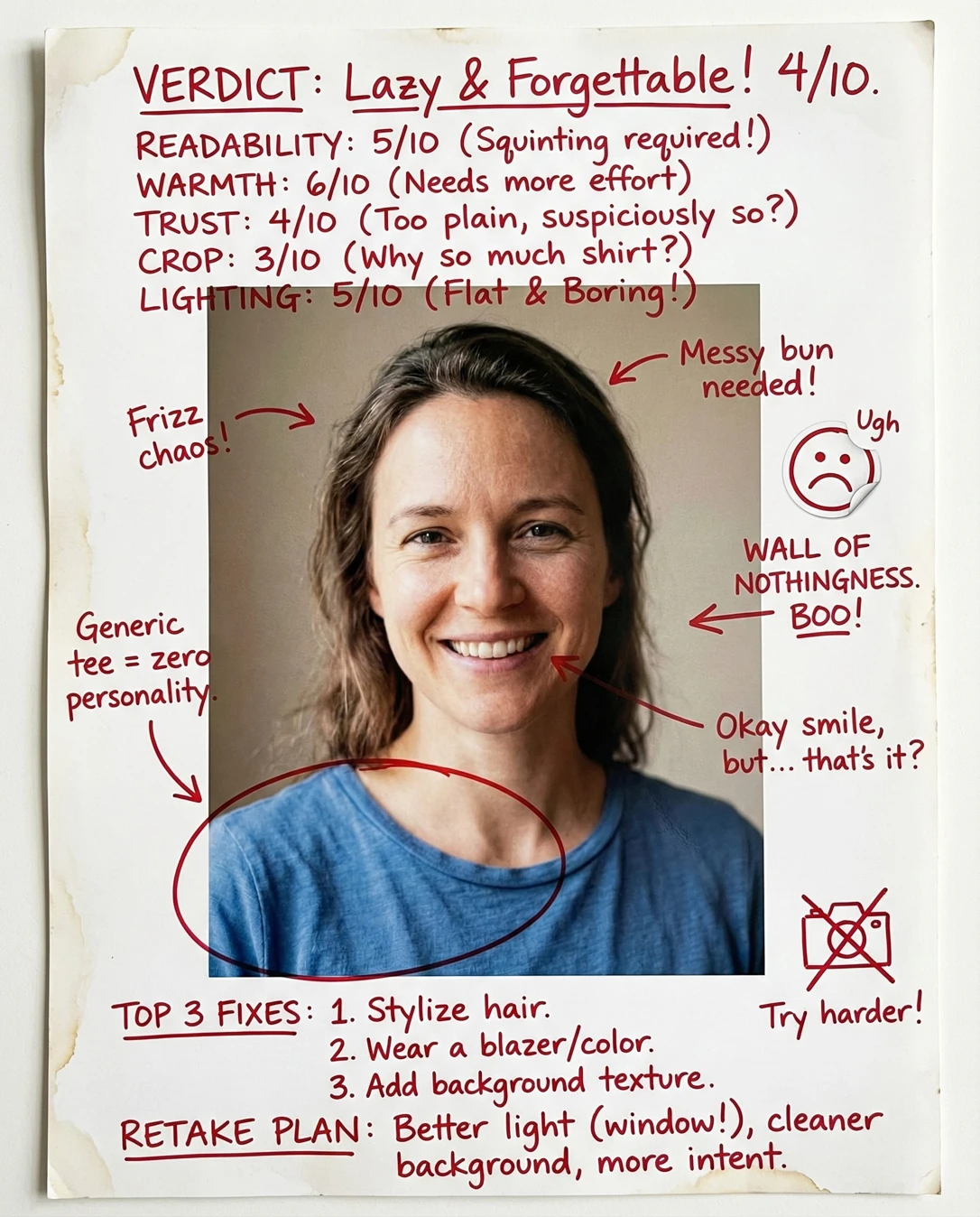 Facebook Profile Photo Rater: Doodle notes