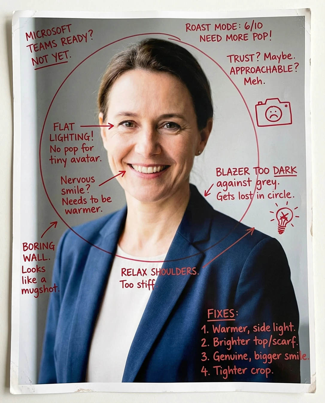 Microsoft Teams Profile Photo Rater: Doodle notes