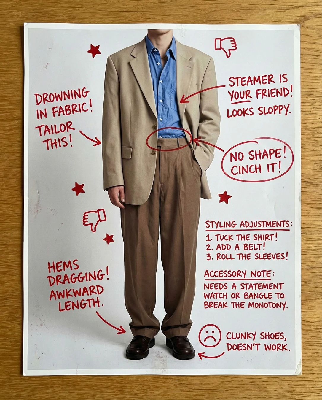 Outfit Rater: Rate My Outfit AI: Doodle notes