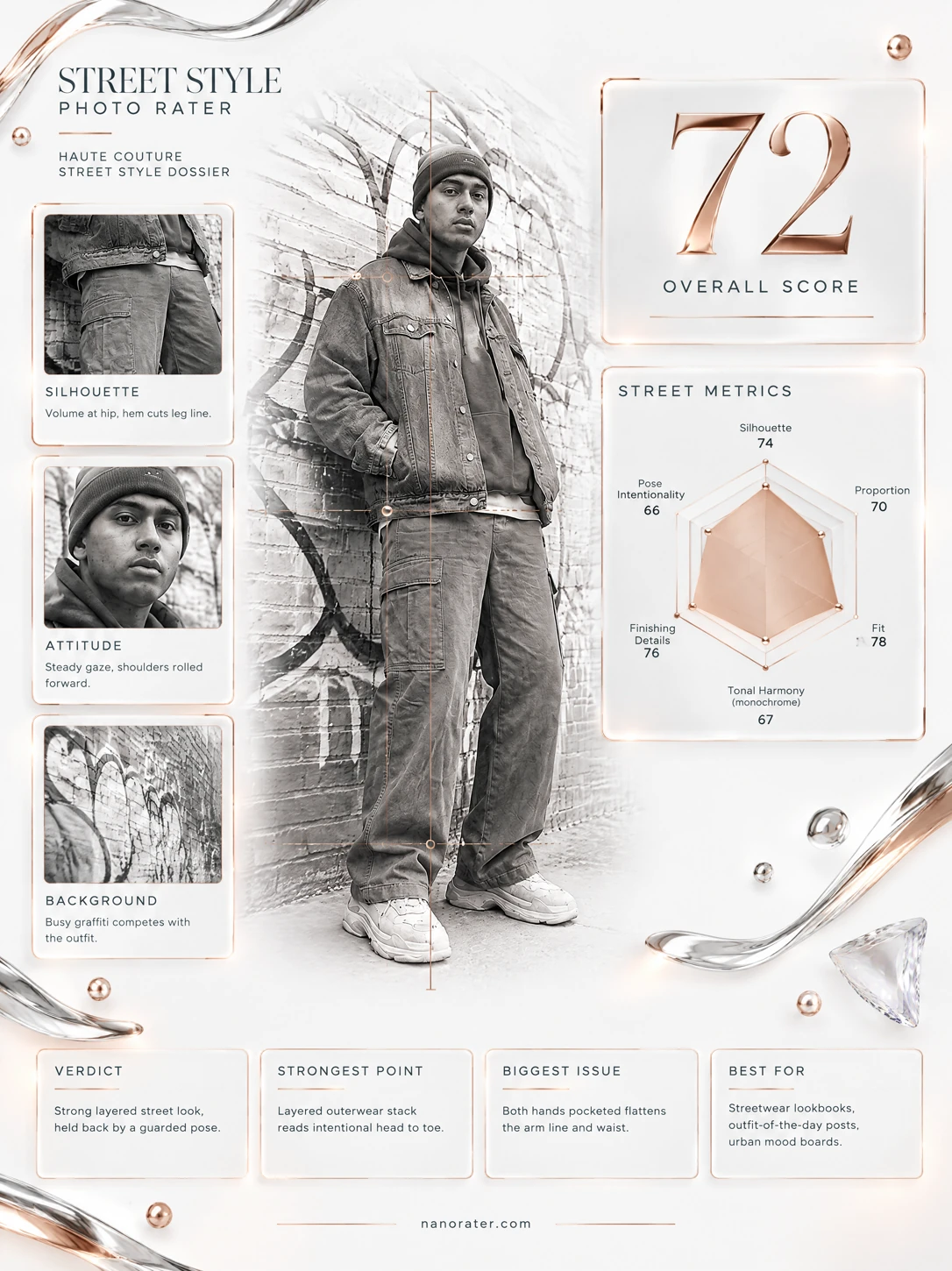 Street Style Photo Rater: Professional card